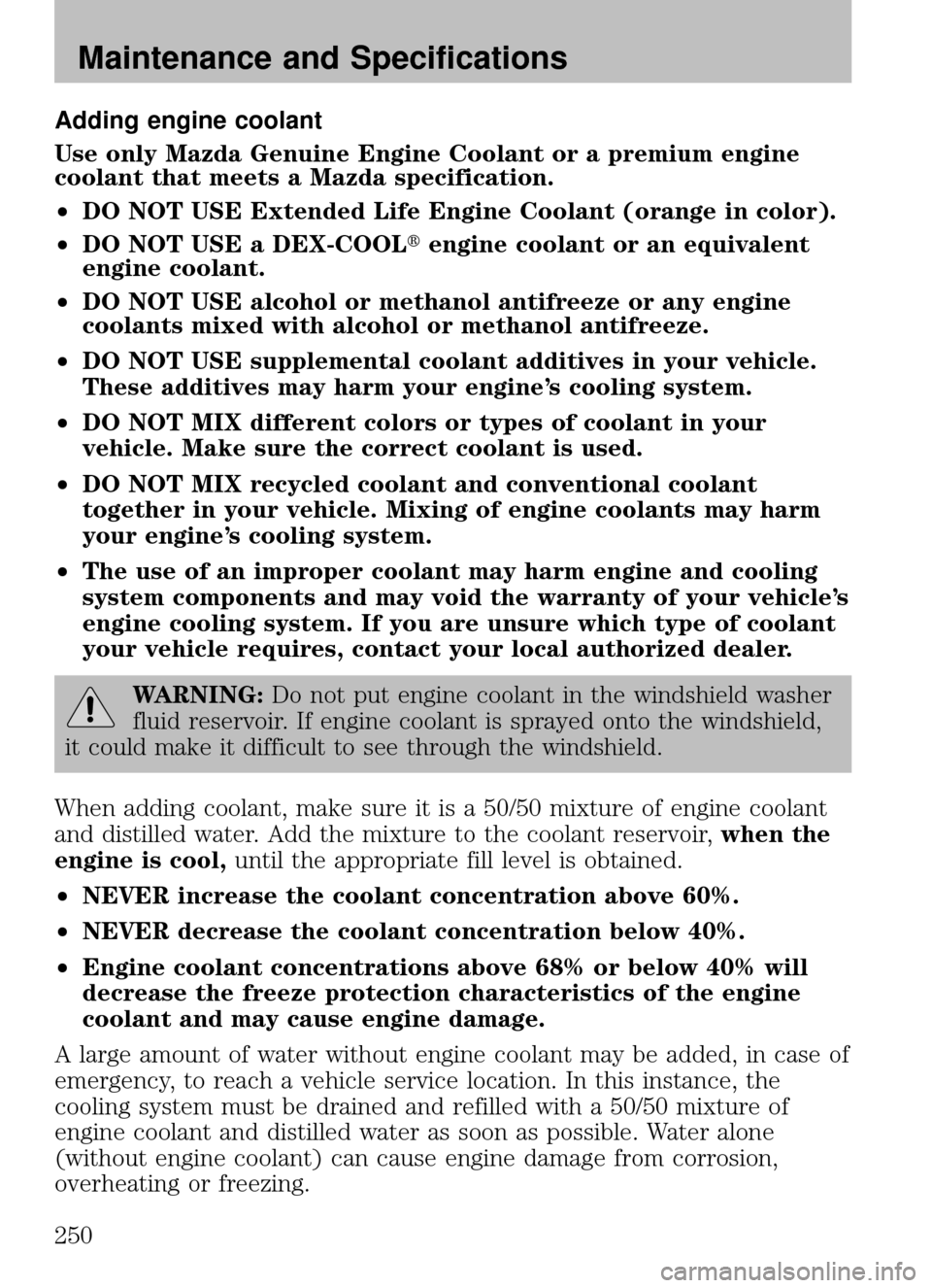 MAZDA MODEL B2300 TRUCK 2009 Owners Manual (in English) MAZDA MODEL B2300 TRUCK 2009 Owners Manual (in English)