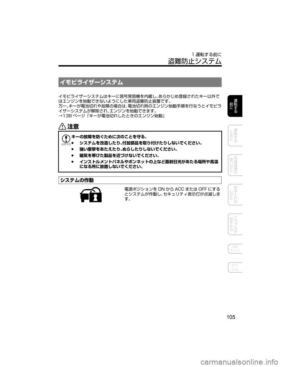 MAZDA MODEL CX-5 2018  取扱説明書 (in Japanese)  ÞÏå ²”³µÂÜ
