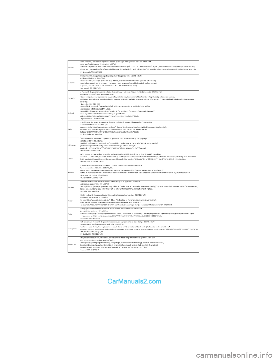 MAZDA MODEL CX-5 2017  Instrukcja Obsługi (in Polish) CX-5_Leaflet_030-17_Edition1.fm  Page 13  Tuesday, July 4, 2017  2:48 PMForm No. CX-5 8FY4-EE-17E-PL+L_Edition1.pdf  