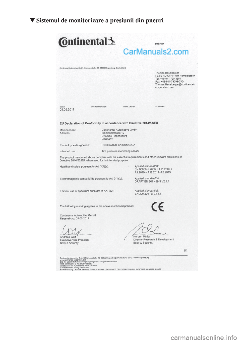 MAZDA MODEL CX-5 2017  Manualul de utilizare (in Romanian) ▼Sistemul de monitorizare a presiunii din pneuri  