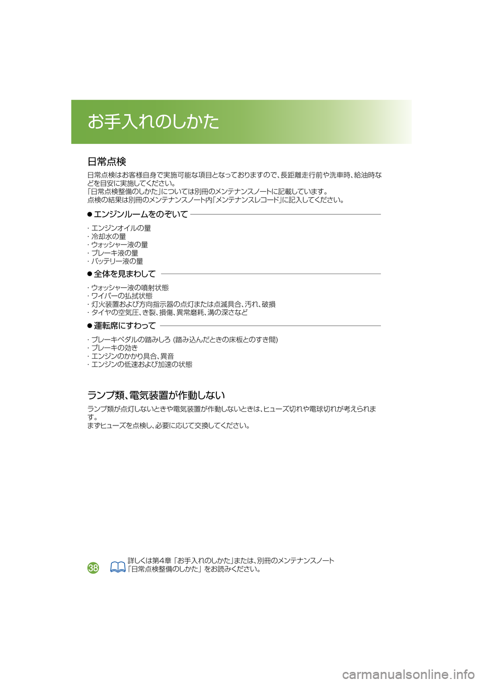 MAZDA MODEL CX-5 2017  取扱説明書 (in Japanese) Ô	×:U
