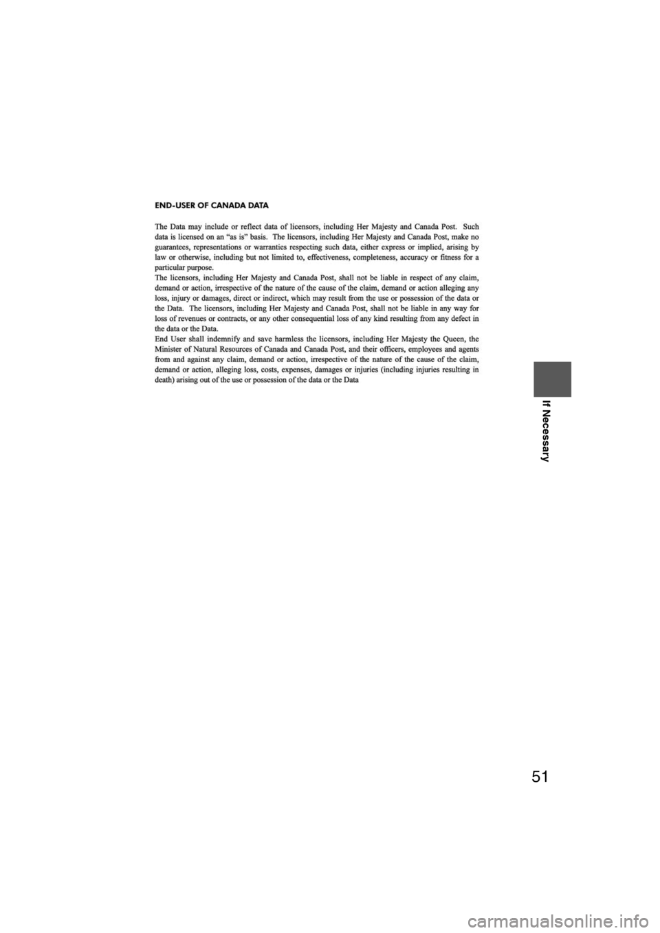 MAZDA MODEL CX-7 2012  Navigation Manual (in English) 51
Before 
UseGetting
started
Routing Routing
If Necessary
�0�#�8��6�8�7����D�Q�Q�M�����Mo+��9Þ9Ü9Ý9Ý9å¬9Ý9äã“ã 