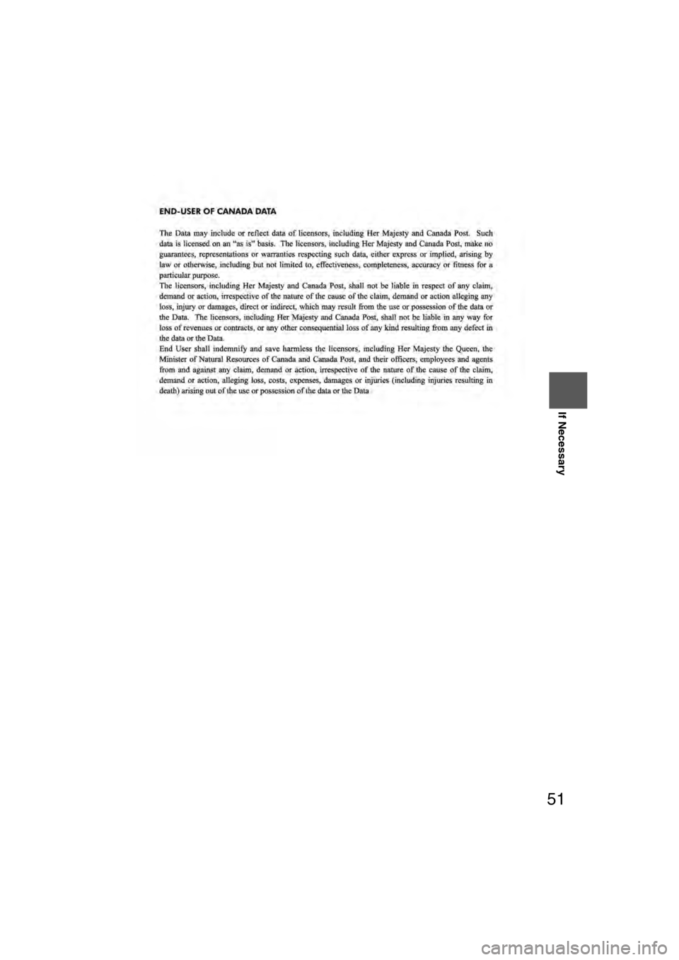 MAZDA MODEL CX-7 2011  Navigation Manual (in English) 51
Before 
UseGetting
started
Routing Routing
If Necessary
�2�%�:��8�:�9��)��F�S�S�O���4�E�K�I������;�I�H�R�I�W�H�E�]���%�Y�K�Y�W�X�����������������4�1 