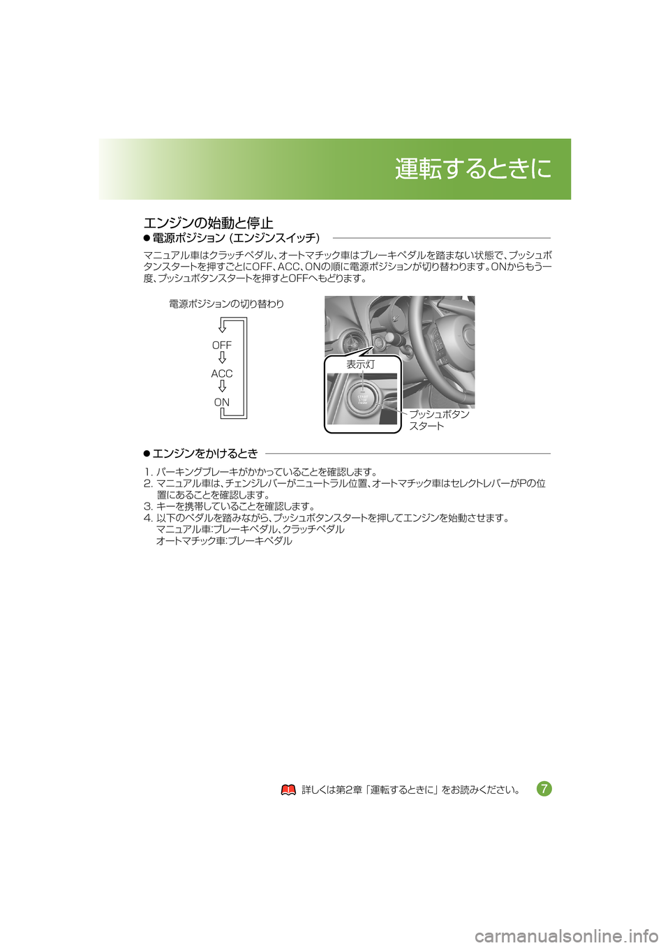 MAZDA MODEL DEMIO 2014  デミオ｜取扱説明書 (in Japanese) �0��
�"�$�$
�0�/
?o