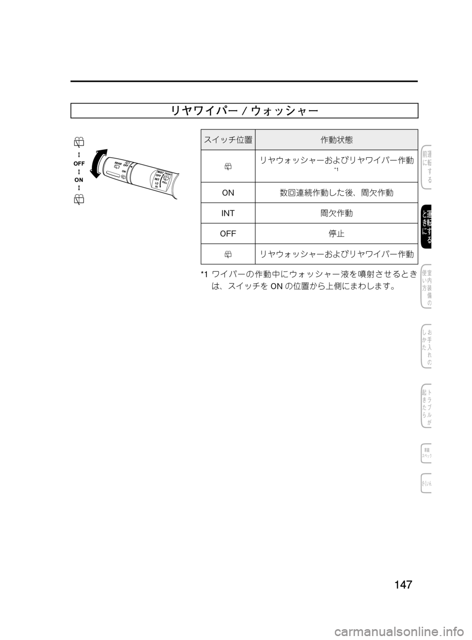 MAZDA MODEL DEMIO 2011  デミオ｜取扱説明書 (in Japanese) ���
��P�S�N��/�P���% 