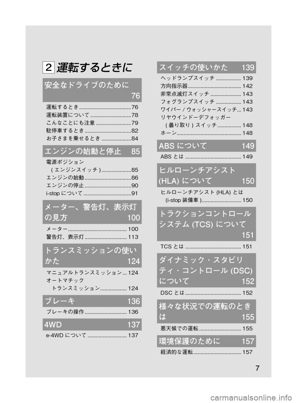 MAZDA MODEL DEMIO 2011  デミオ｜取扱説明書 (in Japanese) �
��P�S�N��/�P���% 