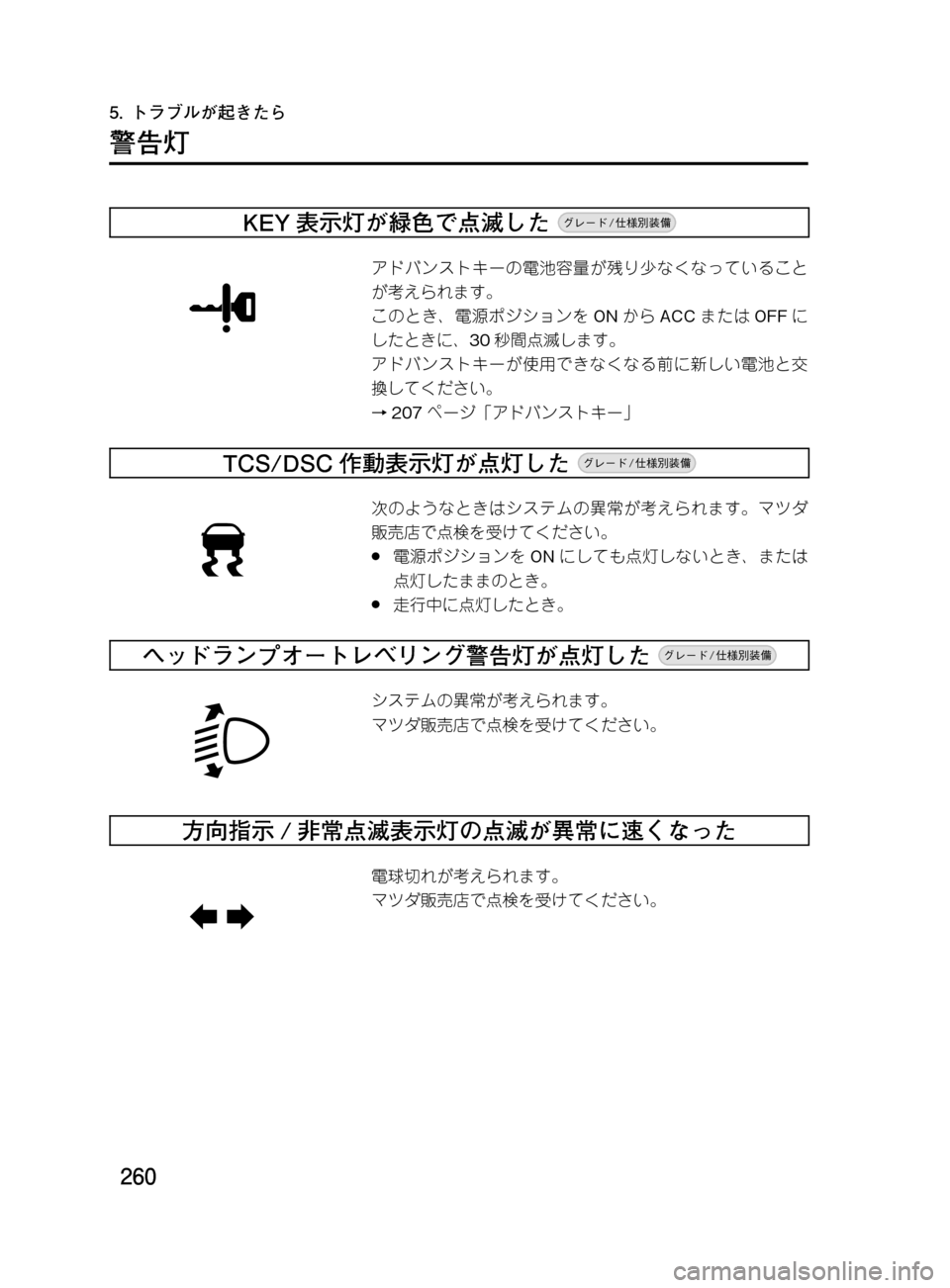 MAZDA MODEL DEMIO 2011  デミオ｜取扱説明書 (in Japanese) ���
��P�S�N��/�P���% 