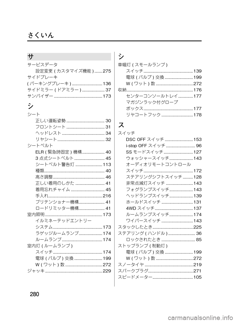 MAZDA MODEL DEMIO 2011  デミオ｜取扱説明書 (in Japanese) ���
��P�S�N��/�P���% 