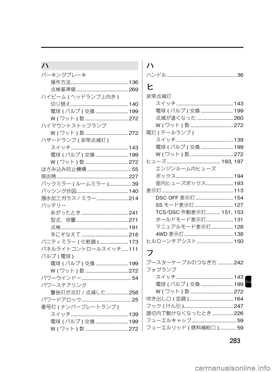 MAZDA MODEL DEMIO 2011  デミオ｜取扱説明書 (in Japanese) ���
��P�S�N��/�P���% 