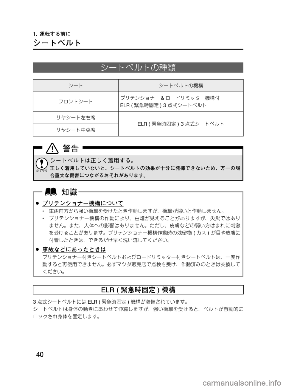MAZDA MODEL DEMIO 2011  デミオ｜取扱説明書 (in Japanese) ��
��P�S�N��/�P���% 