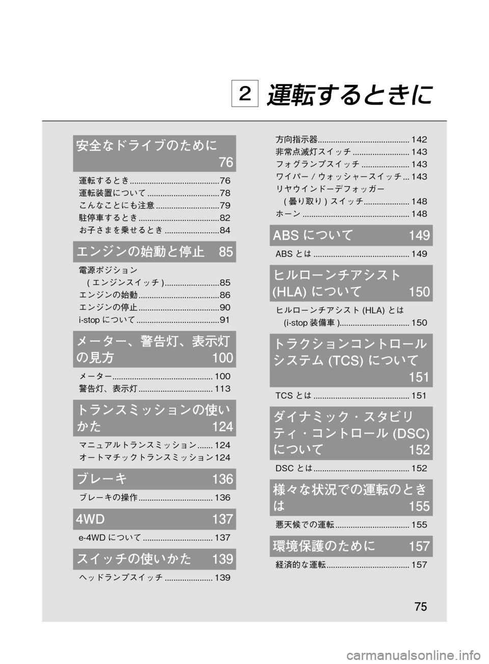 MAZDA MODEL DEMIO 2011  デミオ｜取扱説明書 (in Japanese) ��
��P�S�N��/�P���% 
