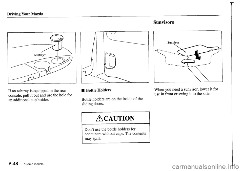MAZDA MODEL MPV 2001 Owners Manual (in English) MAZDA MODEL MPV 2001 Owners Manual (in English)
