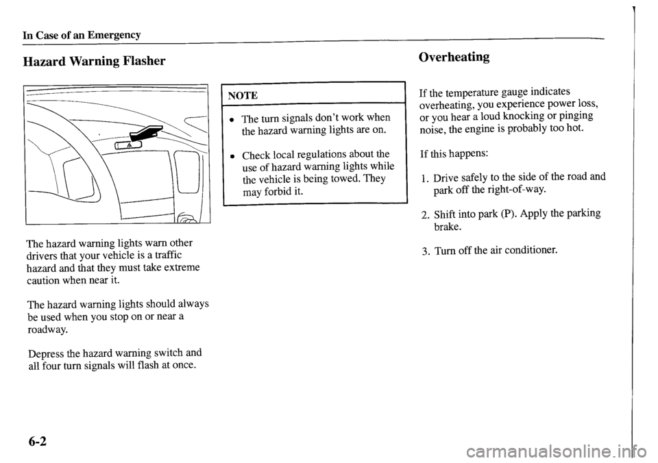 MAZDA MODEL MPV 2001 Owners Manual (in English) MAZDA MODEL MPV 2001 Owners Manual (in English)