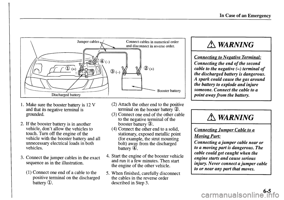 MAZDA MODEL MPV 2001 Owners Manual (in English) MAZDA MODEL MPV 2001 Owners Manual (in English)