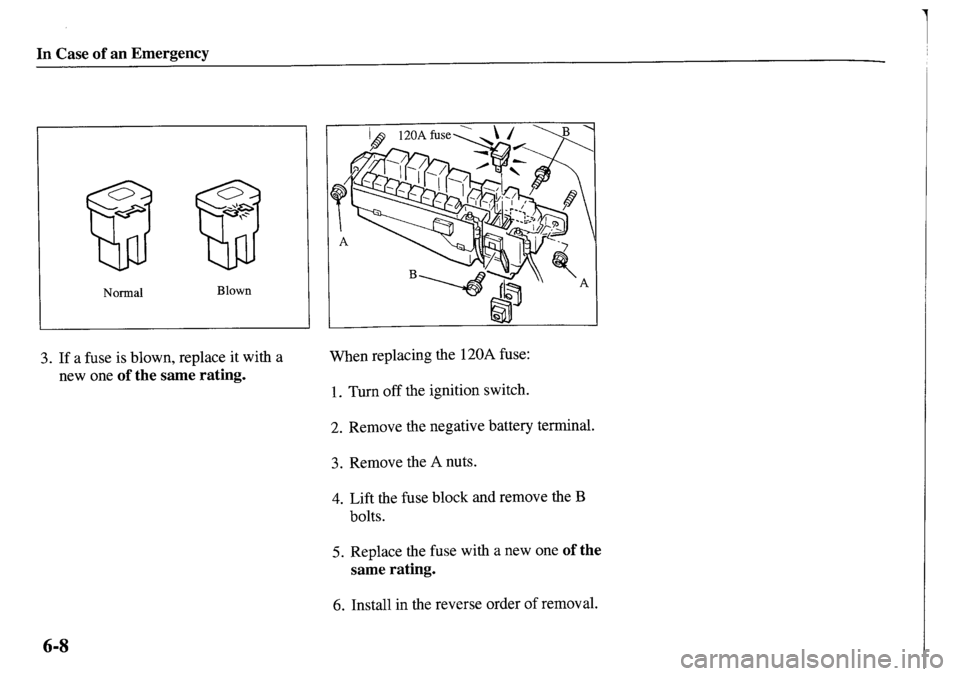 MAZDA MODEL MPV 2001 Owners Manual (in English) MAZDA MODEL MPV 2001 Owners Manual (in English)