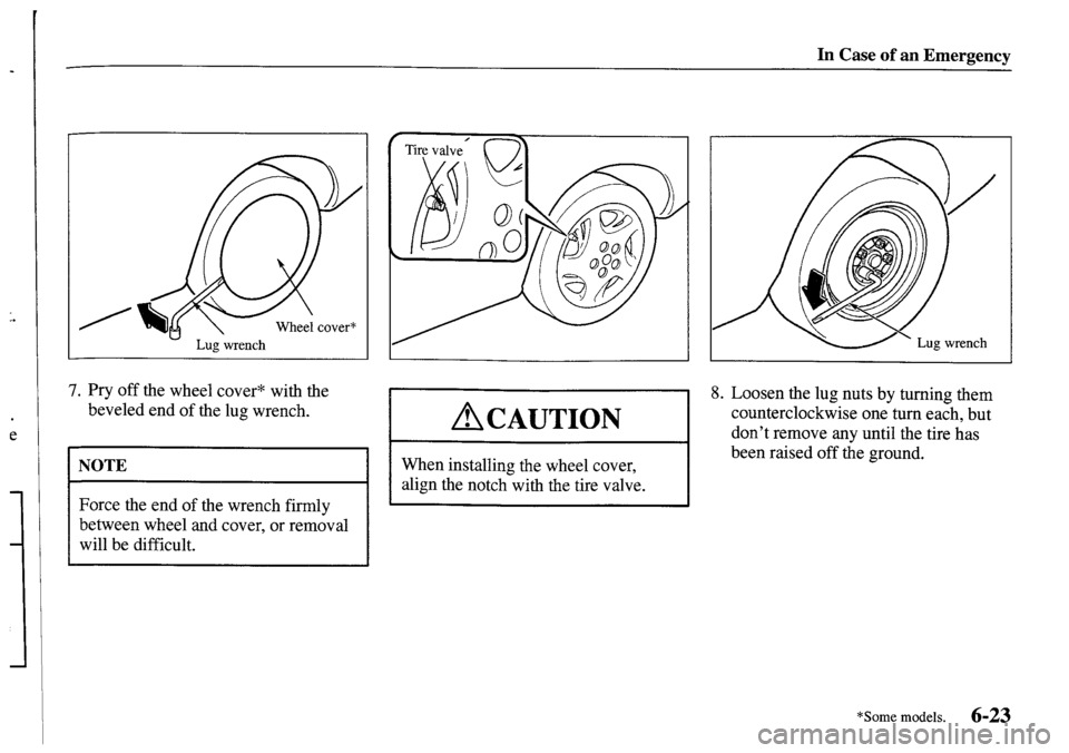 MAZDA MODEL MPV 2001  Owners Manual (in English) 