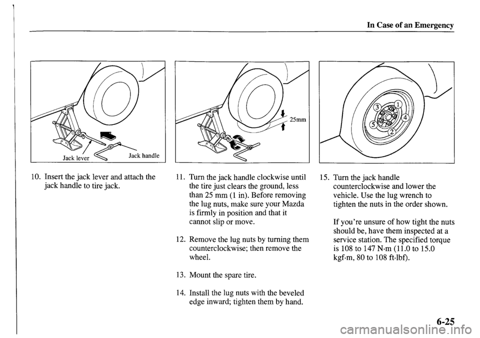 MAZDA MODEL MPV 2001  Owners Manual (in English) 