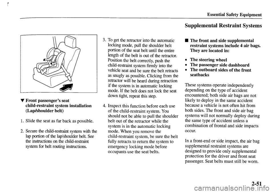 MAZDA MODEL MPV 2001 (in English) Repair Manual MAZDA MODEL MPV 2001 (in English) Repair Manual