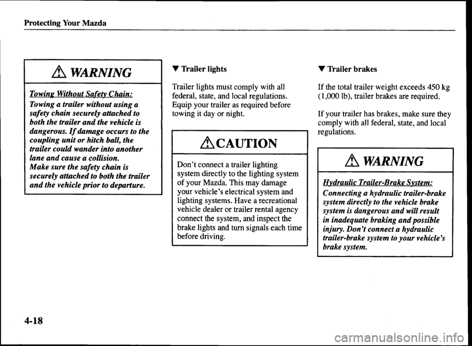 MAZDA MODEL MPV 2000 Owners Manual (in English) MAZDA MODEL MPV 2000 Owners Manual (in English)