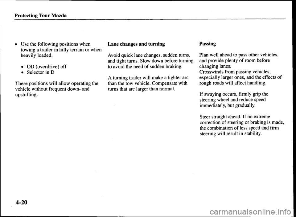 MAZDA MODEL MPV 2000 Owners Manual (in English) MAZDA MODEL MPV 2000 Owners Manual (in English)