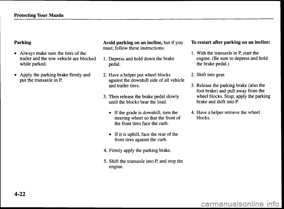 MAZDA MODEL MPV 2000 Owners Manual (in English) MAZDA MODEL MPV 2000 Owners Manual (in English)