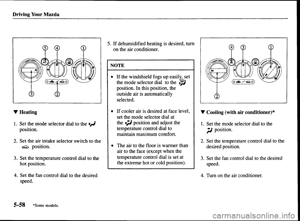 MAZDA MODEL MPV 2000  Owners Manual (in English) 