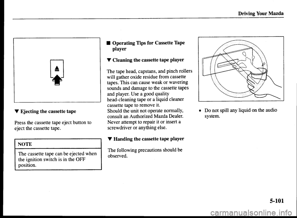 MAZDA MODEL MPV 2000 Owners Manual (in English) MAZDA MODEL MPV 2000 Owners Manual (in English)