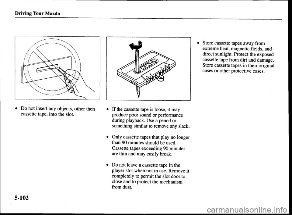 MAZDA MODEL MPV 2000 Owners Manual (in English) MAZDA MODEL MPV 2000 Owners Manual (in English)