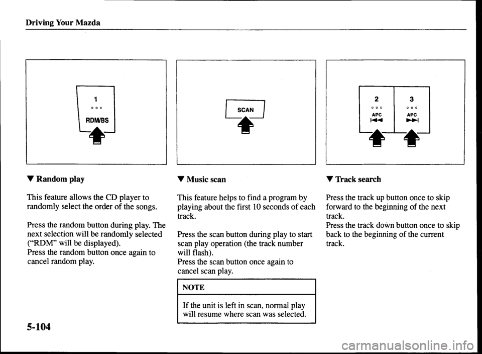 MAZDA MODEL MPV 2000 Owners Manual (in English) MAZDA MODEL MPV 2000 Owners Manual (in English)