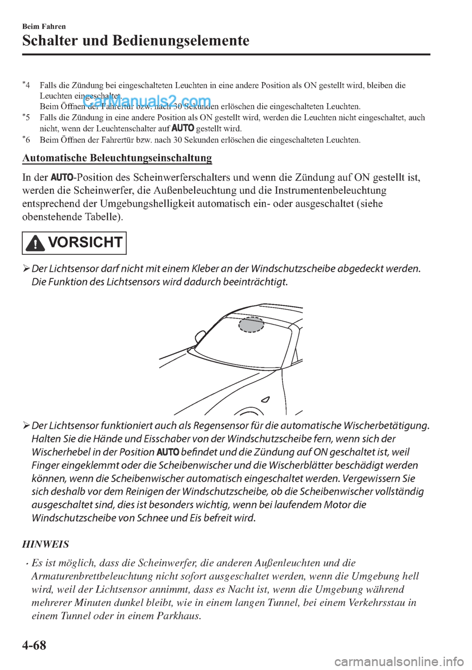 MAZDA MODEL MX-5 2017  Betriebsanleitung (in German) �
� �)�D�O�O�V��G�L�H��=�