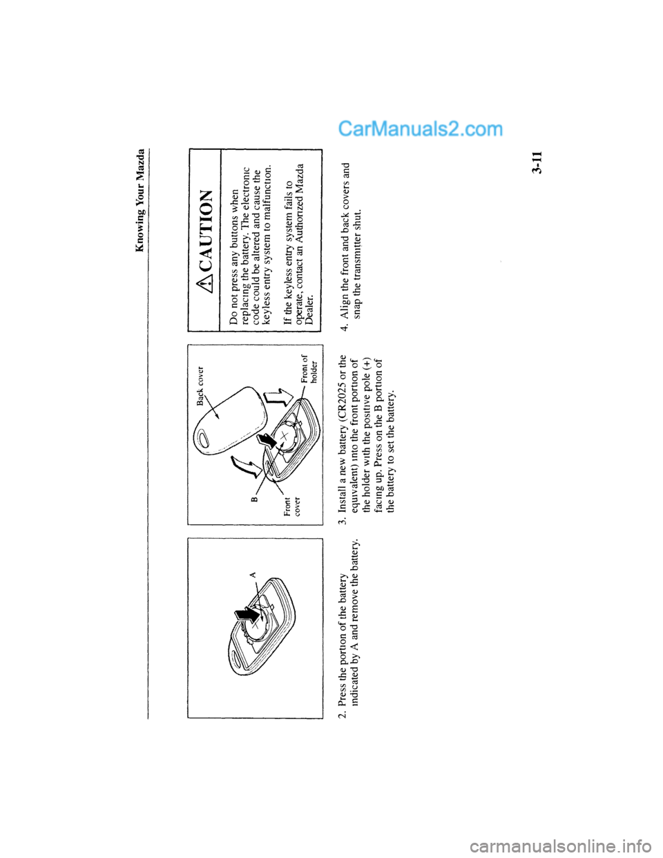 MAZDA MODEL MILLENIA 2001 (in English) Repair Manual MAZDA MODEL MILLENIA 2001 (in English) Repair Manual