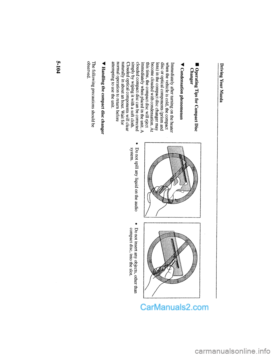 MAZDA MODEL MILLENIA 2000 Owners Manual (in English) MAZDA MODEL MILLENIA 2000 Owners Manual (in English)
