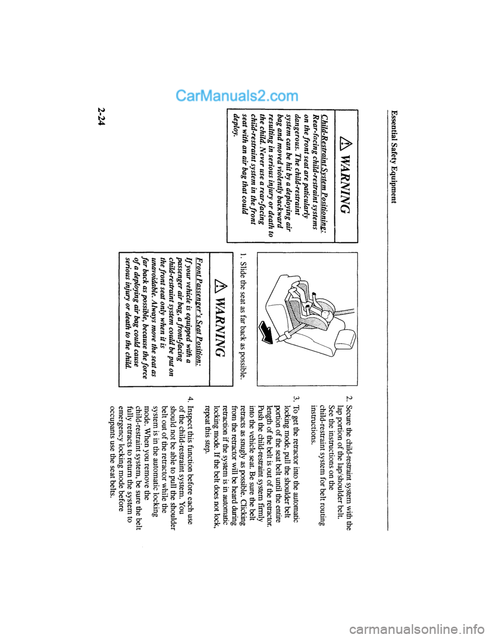 MAZDA MODEL MILLENIA 2000 (in English) Owners Guide MAZDA MODEL MILLENIA 2000 (in English) Owners Guide