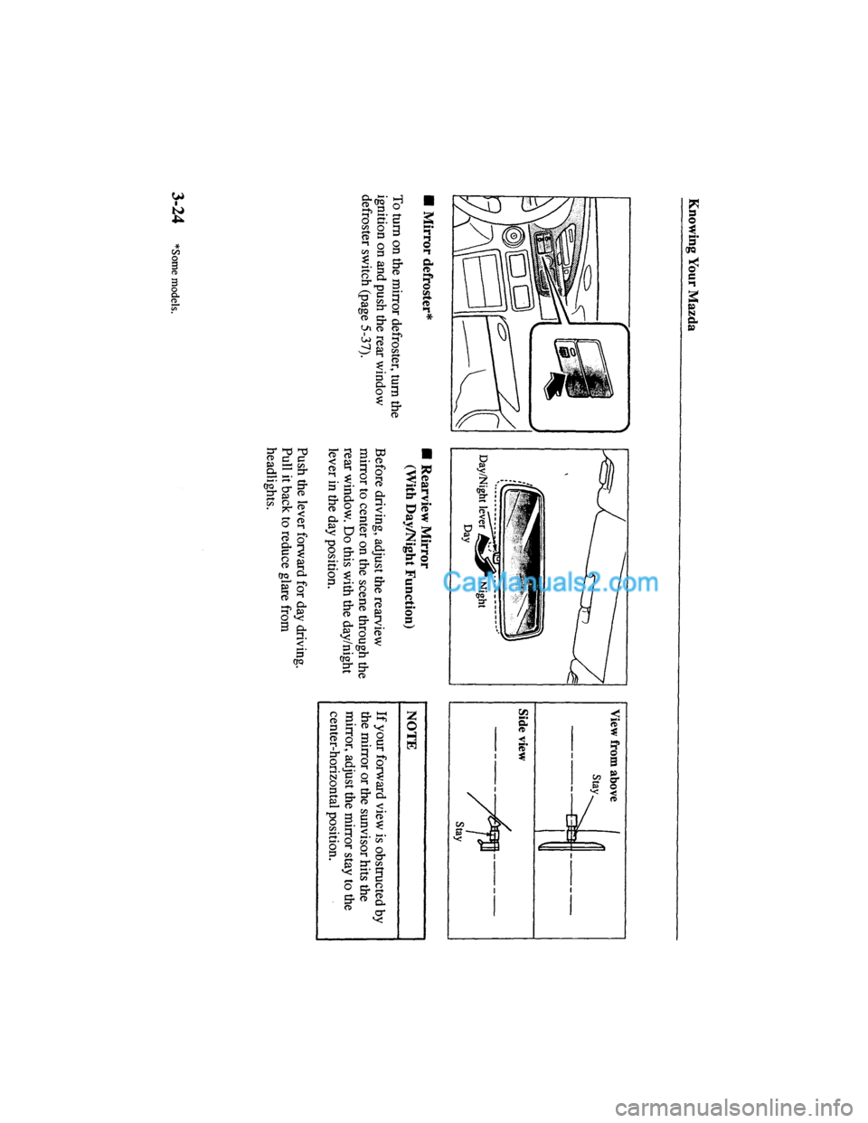 MAZDA MODEL MILLENIA 2000 (in English) Manual PDF MAZDA MODEL MILLENIA 2000 (in English) Manual PDF