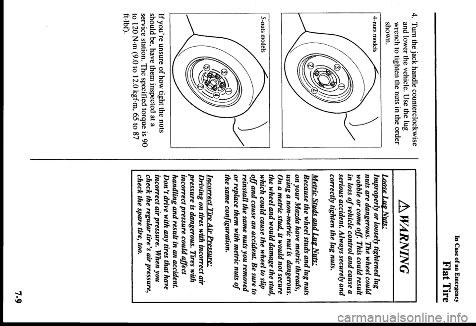 MAZDA MODEL PROTÉGÉ 2000 Owners Manual (in English) MAZDA MODEL PROTÉGÉ 2000 Owners Manual (in English)