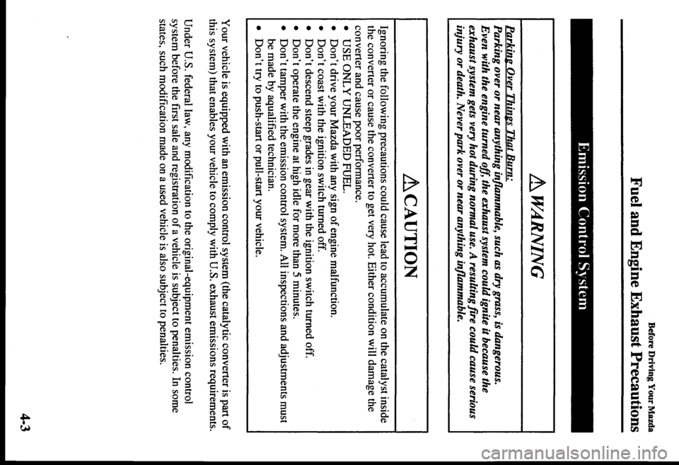 MAZDA MODEL PROTÉGÉ 2000 (in English) Manual PDF MAZDA MODEL PROTÉGÉ 2000 (in English) Manual PDF