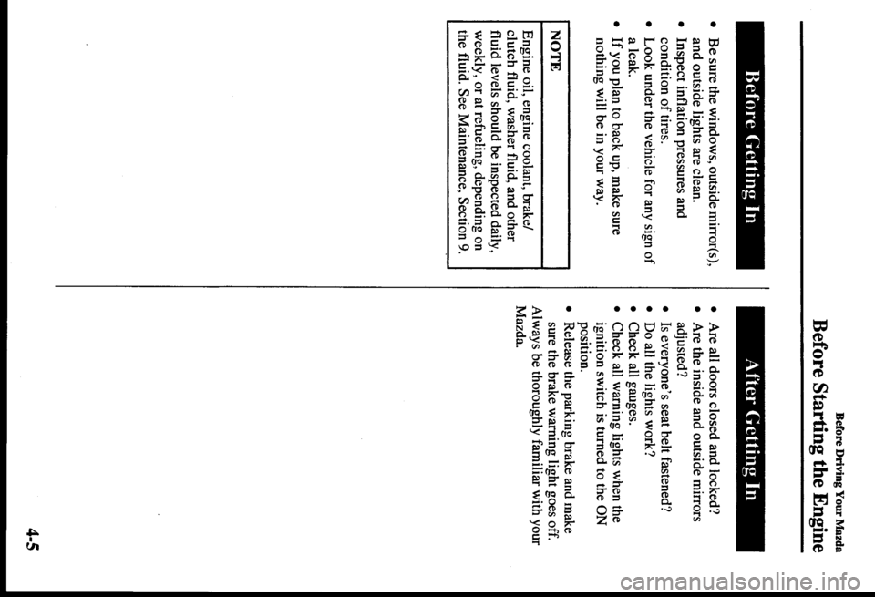 MAZDA MODEL PROTÉGÉ 2000 (in English) Manual PDF MAZDA MODEL PROTÉGÉ 2000 (in English) Manual PDF