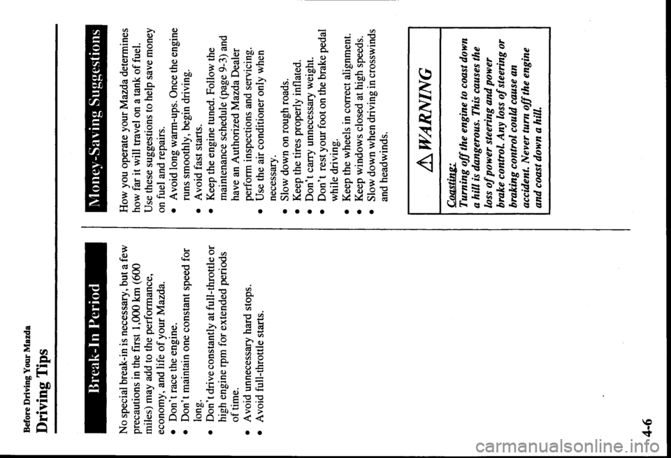 MAZDA MODEL PROTÉGÉ 2000 (in English) Manual PDF MAZDA MODEL PROTÉGÉ 2000 (in English) Manual PDF