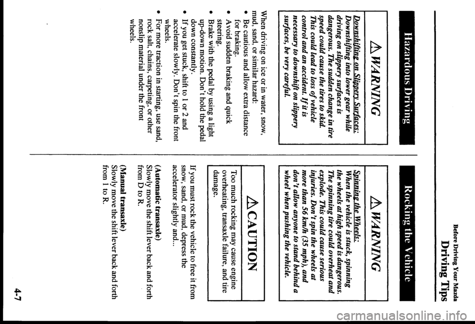 MAZDA MODEL PROTÉGÉ 2000 (in English) Manual PDF MAZDA MODEL PROTÉGÉ 2000 (in English) Manual PDF