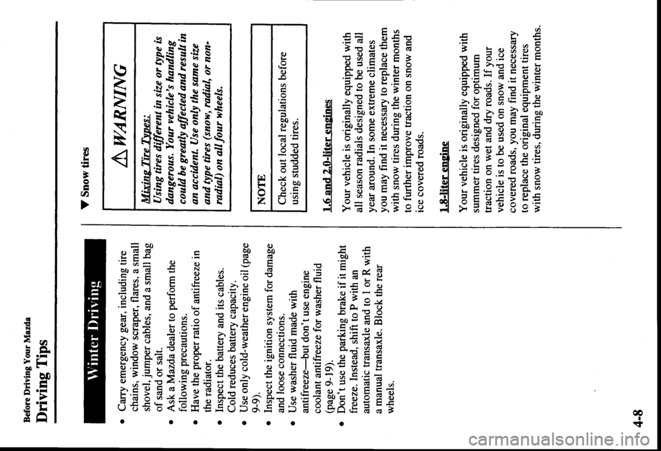 MAZDA MODEL PROTÉGÉ 2000 (in English) Manual PDF MAZDA MODEL PROTÉGÉ 2000 (in English) Manual PDF