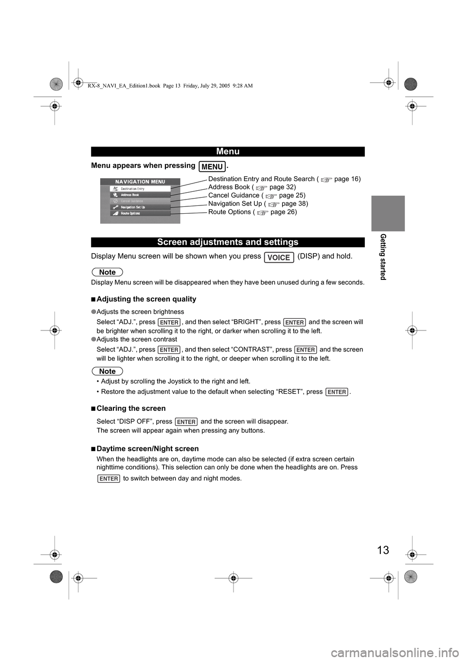 MAZDA MODEL RX 8 2006  Owners Manual (in English) +$
	





 *%"" !8- *"! )*+ 





2

 .&	/


Note





2
2


