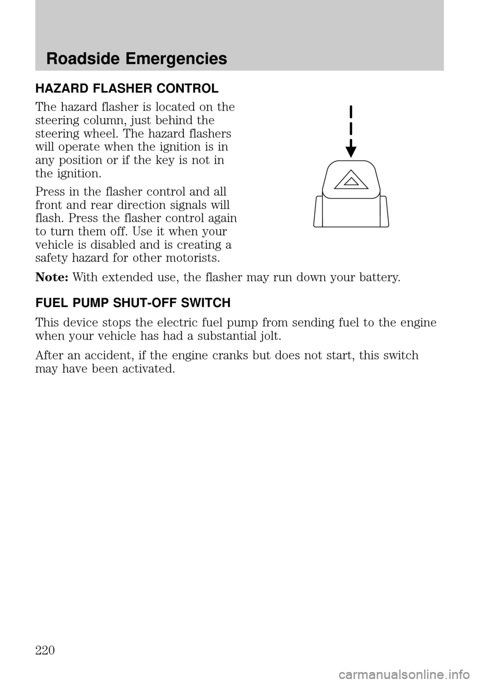 MAZDA MODEL TRIBUTE 2010  Owners Manual (in English) 