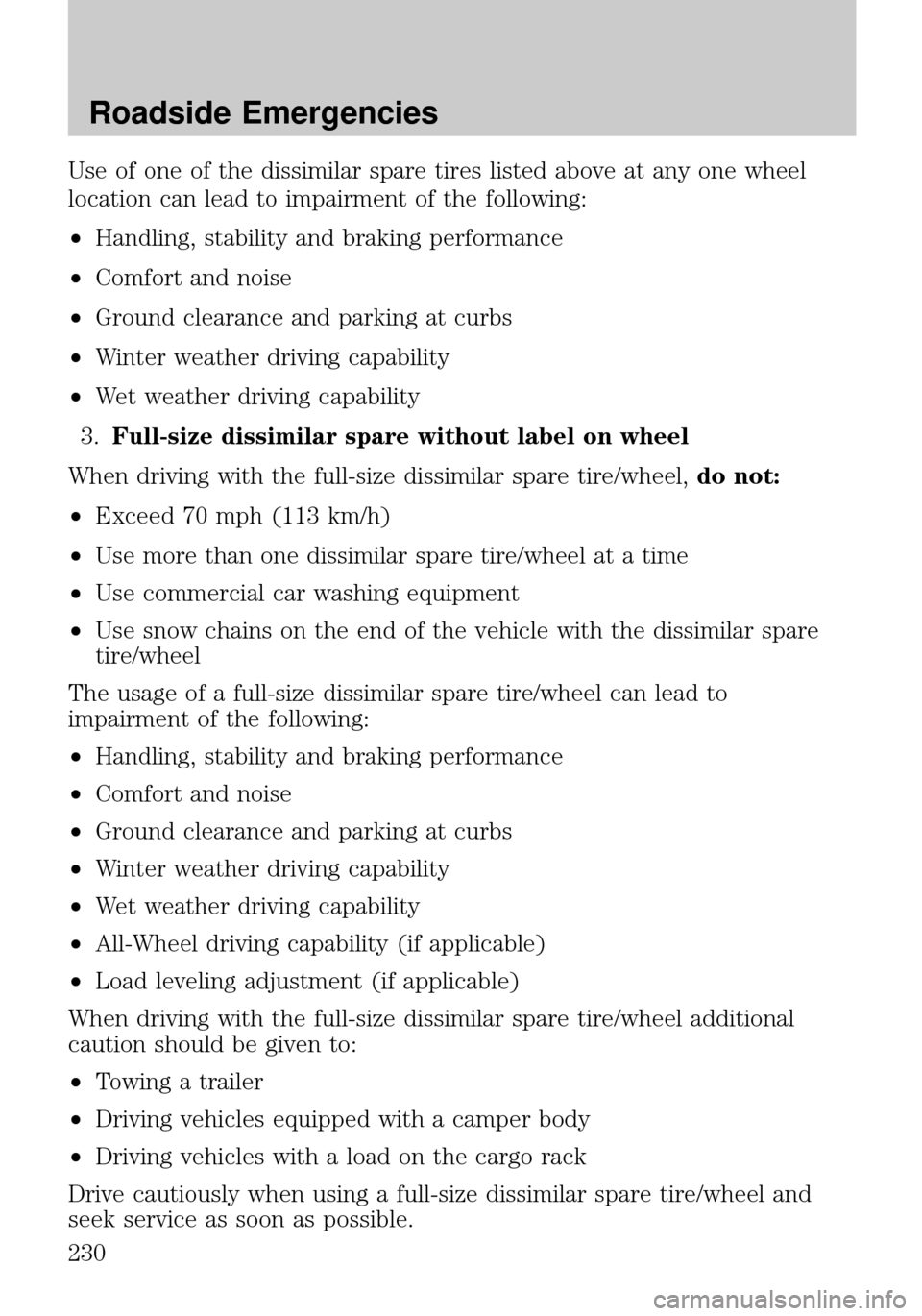 MAZDA MODEL TRIBUTE 2010 Owners Manual (in English) MAZDA MODEL TRIBUTE 2010 Owners Manual (in English)