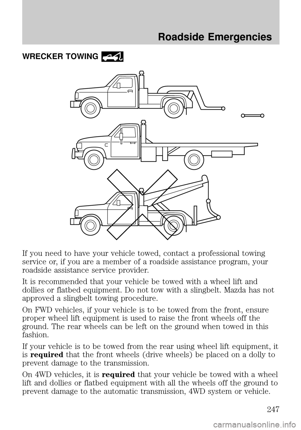 MAZDA MODEL TRIBUTE 2010 Owners Manual (in English) MAZDA MODEL TRIBUTE 2010 Owners Manual (in English)