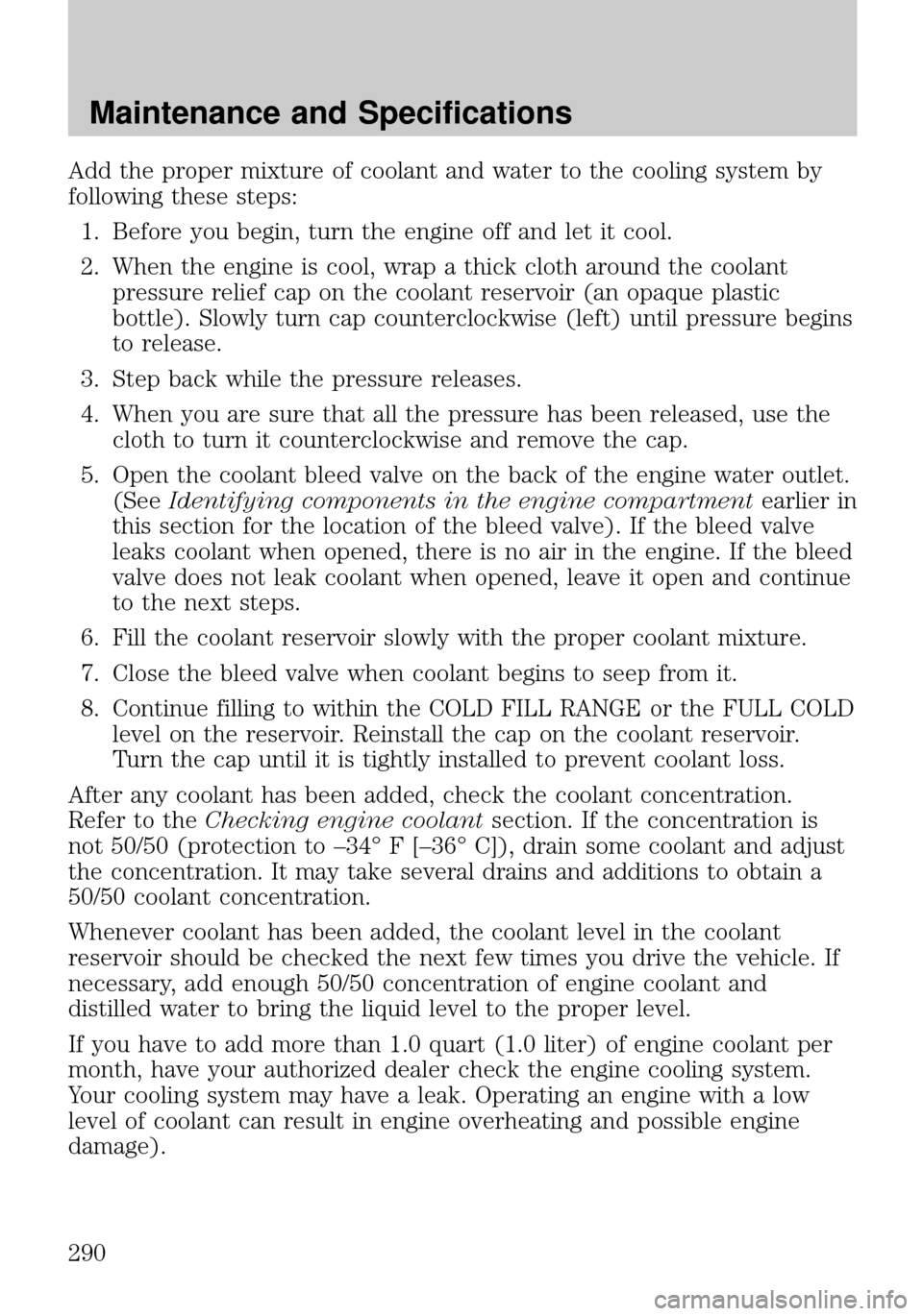 MAZDA MODEL TRIBUTE 2010  Owners Manual (in English) 