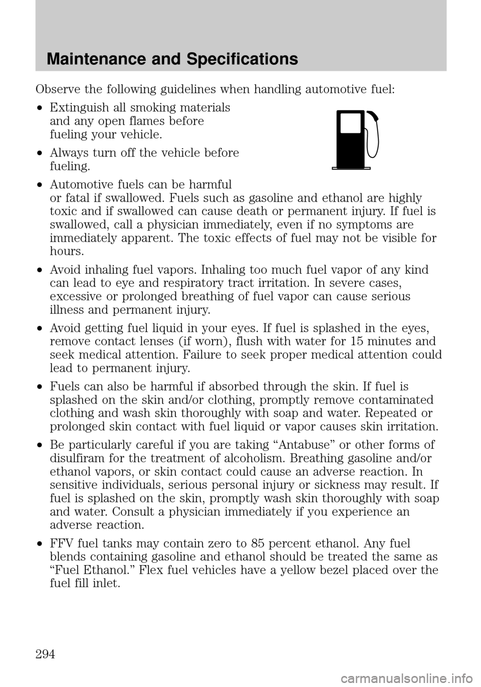 MAZDA MODEL TRIBUTE 2010  Owners Manual (in English) 