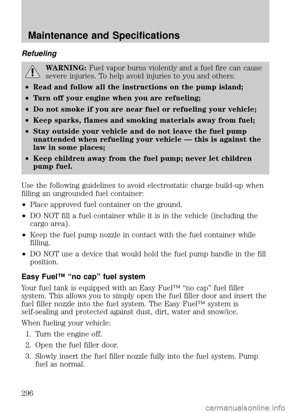 MAZDA MODEL TRIBUTE 2010  Owners Manual (in English) 
