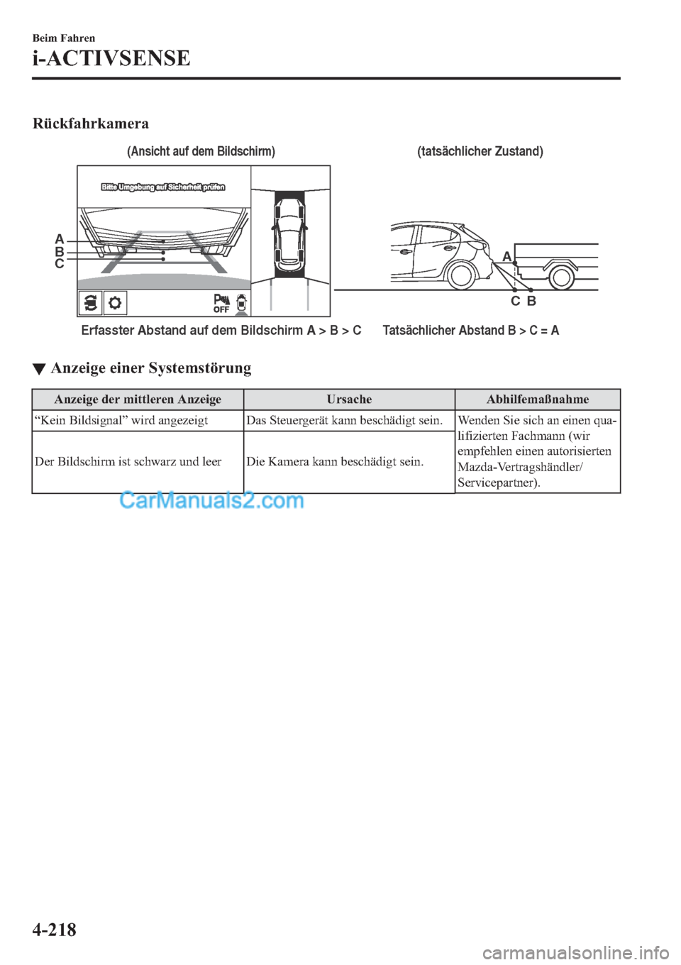 MAZDA MODEL 2 2019  Betriebsanleitung (in German) �5�