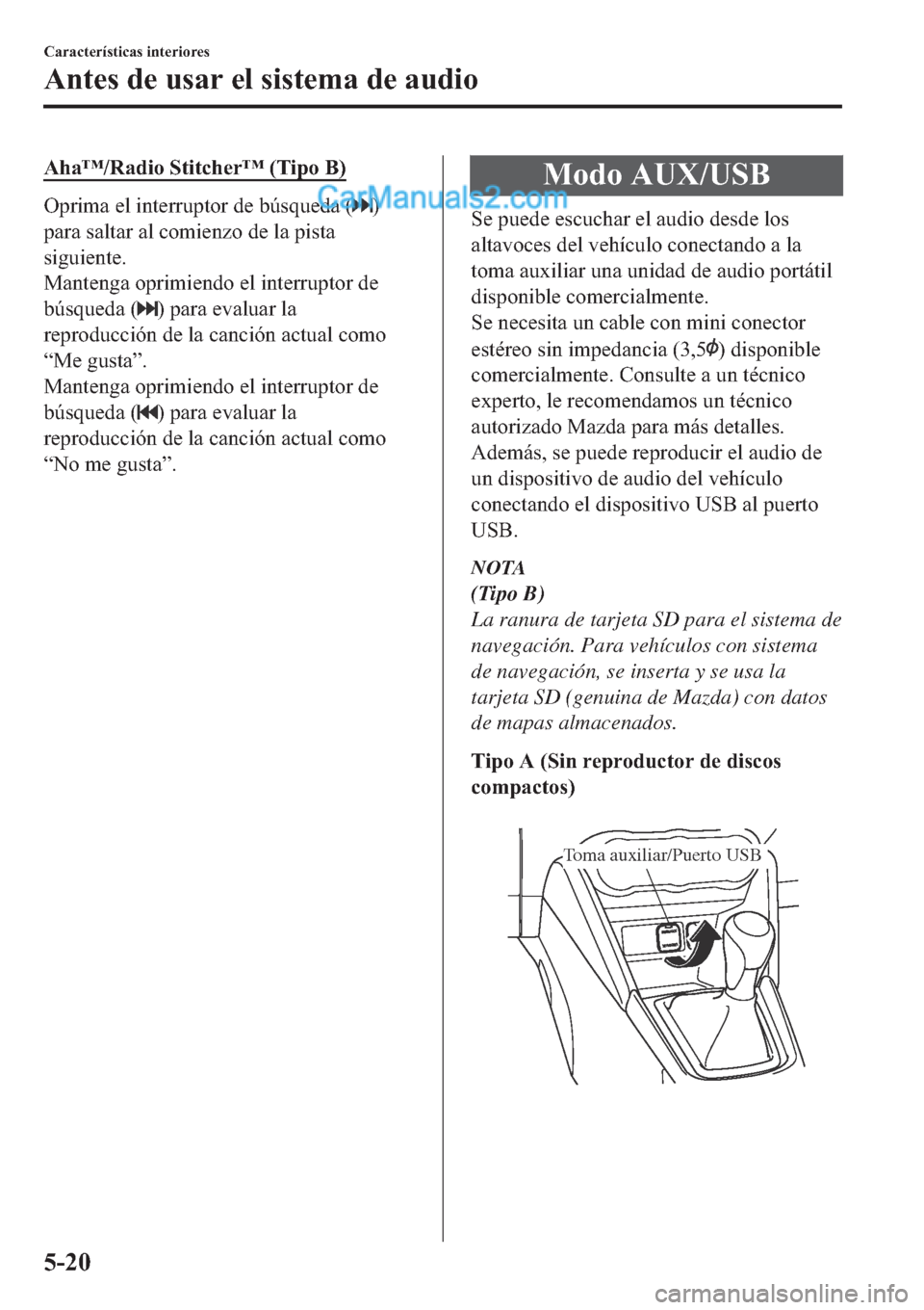 MAZDA MODEL 2 2019  Manual del propietario (in Spanish) �$�K�D�