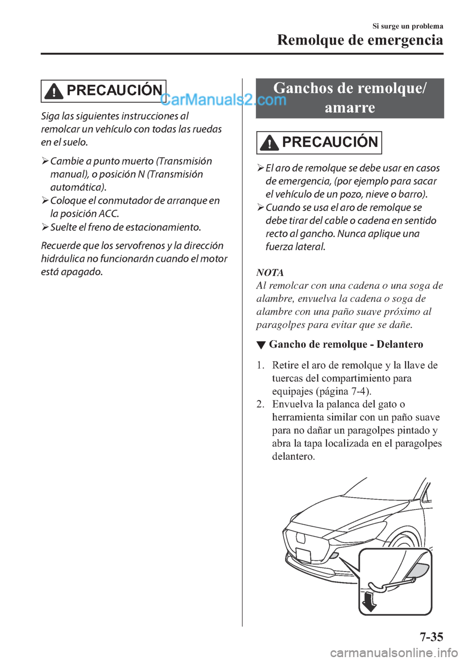 MAZDA MODEL 2 2019  Manual del propietario (in Spanish) �3�5�(�&�$�8�&�,�